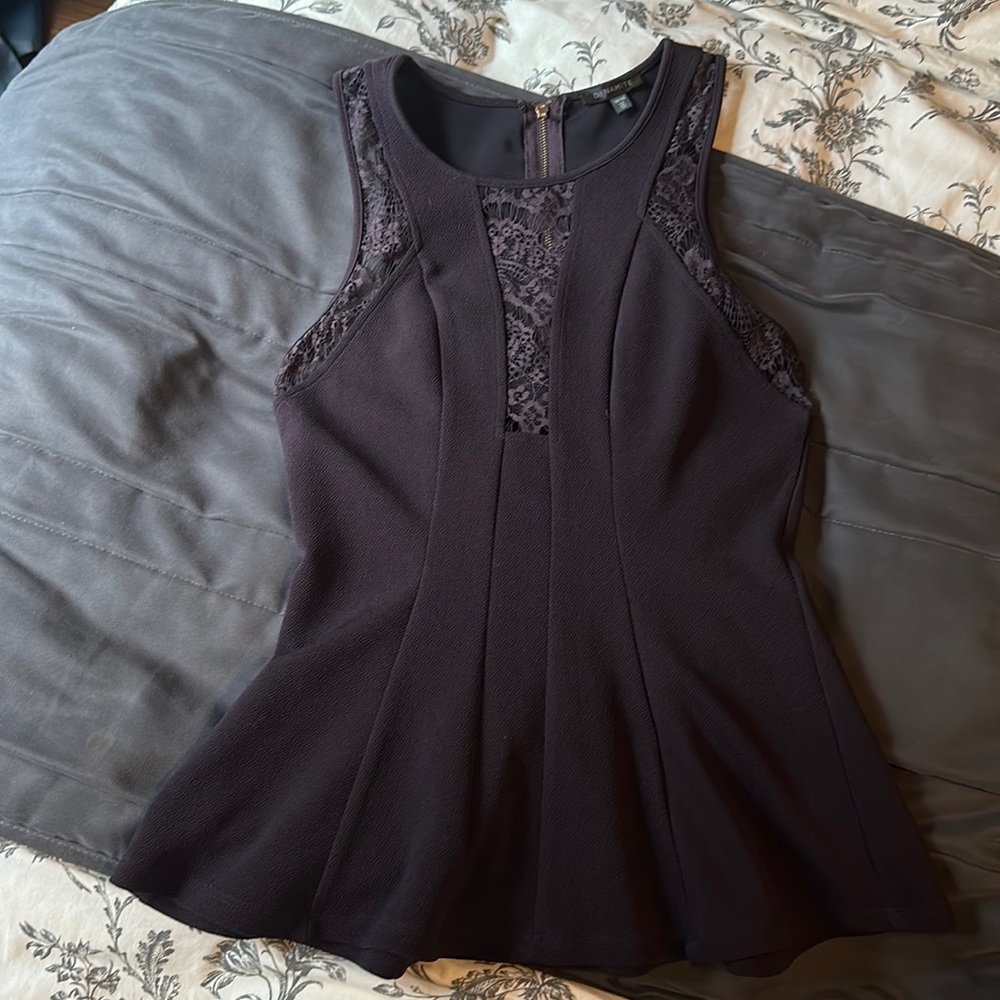 Dyamite Deep Purple Top